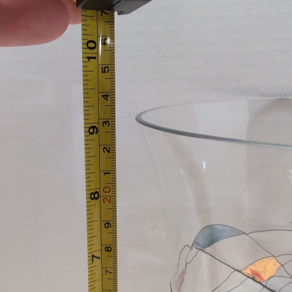 Fostoria Galleria Mosaic Glass Art Champagne Crystal Bucket 9" x 7" - Rare - Picture 9 of 9